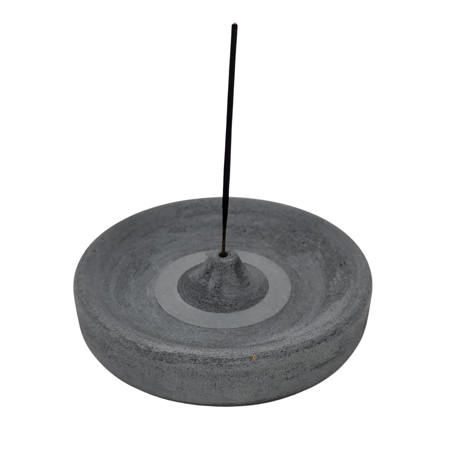 5"x1" Incense Burner | Concrete Round Moon