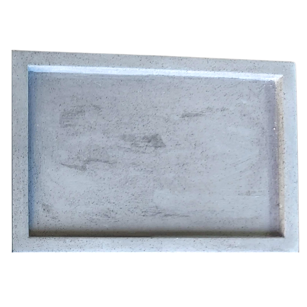 9"x6" Rectangular Concrete Tray | Medium