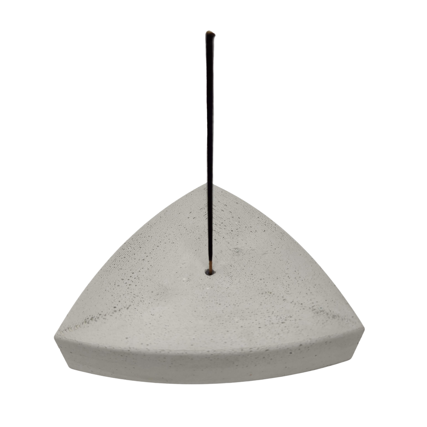 5"x1.25" Triangle Incense Holder | Concrete