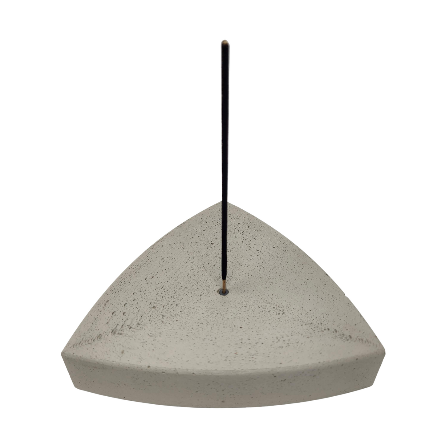 5"x1.25" Triangle Incense Holder | Concrete